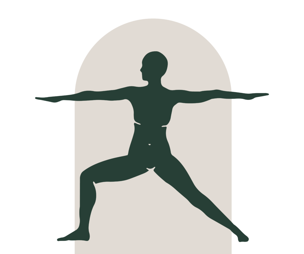 mond yoga krieger II – virabhadrasana II